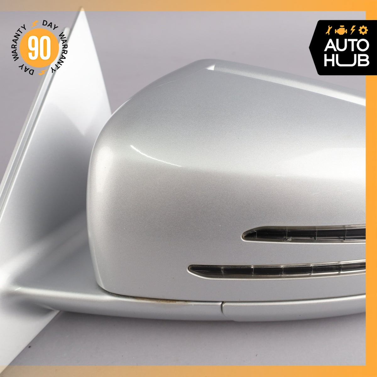 10-13 Mercedes W221 S400 S550 Left Side Rear View Door Mirror w/ Blind Spot OEM - photo 10
