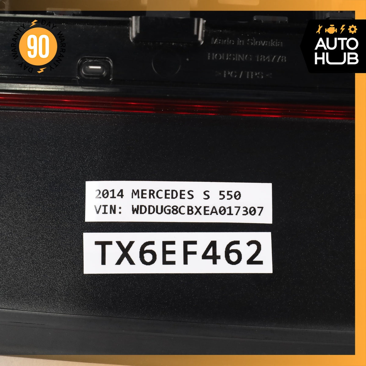 14-20 Mercedes W222 S550 S450 S63 AMG Rear 3RD Third Brake Stop Light OEM - photo 18