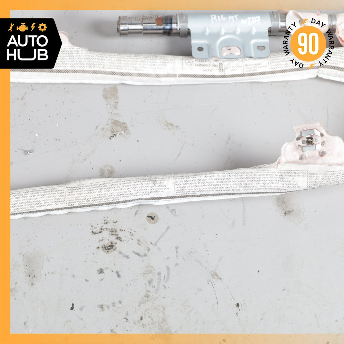 10-17 Mercedes W207 E350 E550 Coupe Roof Curtain Airbag Air Bag Right Side OEM - photo 6