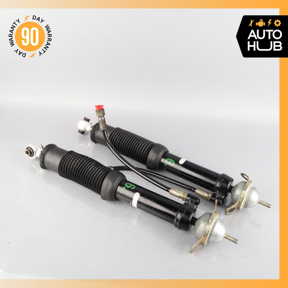 92-99 Mercedes W140 CL600 S500 Rear Left & Right Hydraulic Shock Strut Set OEM - photo 2
