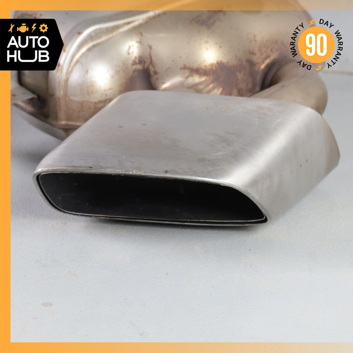 17-18 Porsche Macan 95B 2.0L L4 Exhaust Muffler Mufflers Set 95B253612 OEM 89k - photo 3