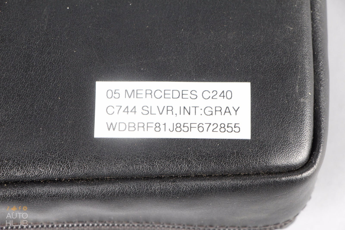 2005 Mercede-Benz W203 C240 Owner's Manual Book Assembly OEM - photo 12