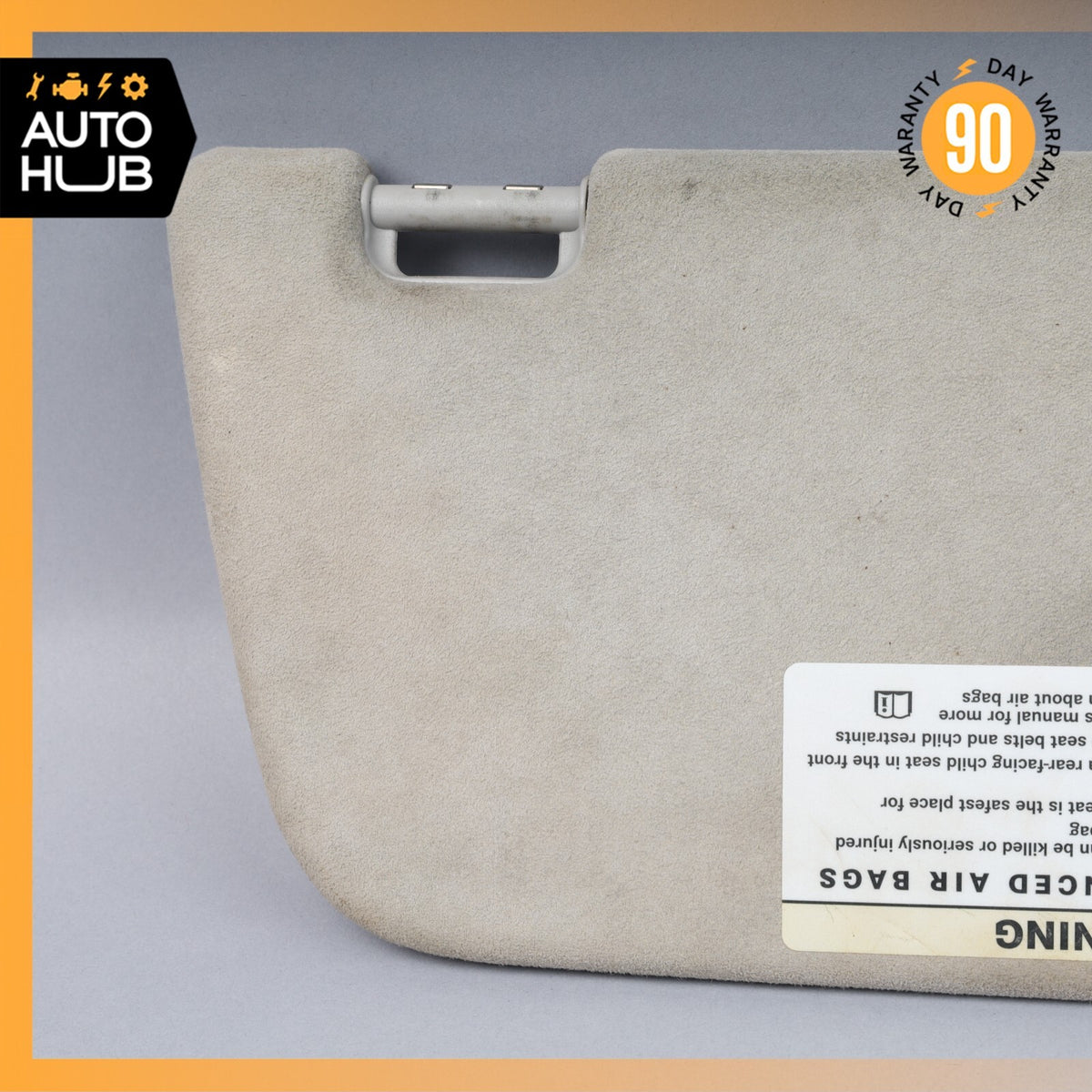 Mercedes W221 S600 CL550 S63 Left Side Sun Visor Shade Sunvisor Gray Suede OEM - photo 9