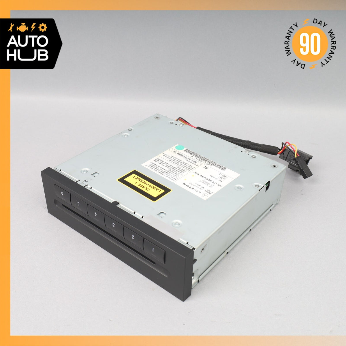 03-13 Mercedes W211 E350 GL550 SLK280 Radio 6 Disk CD Changer Player OEM - photo 11