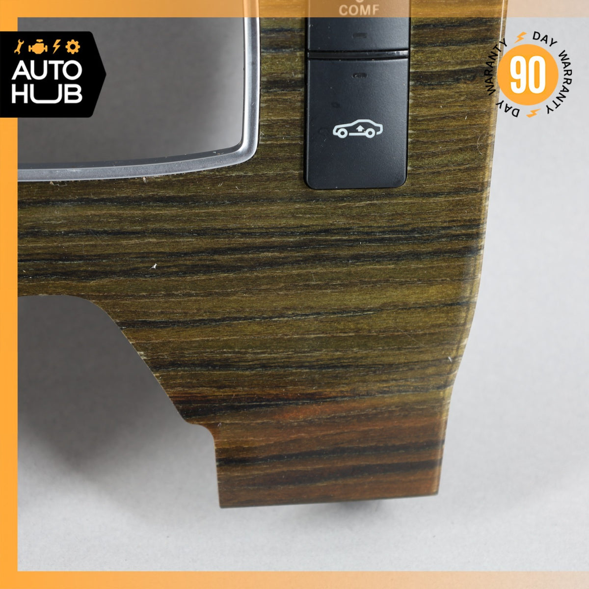 Mercedes W218 CLS550 Center Console Switch Trim Bezel Cover Wood OEM - photo 5