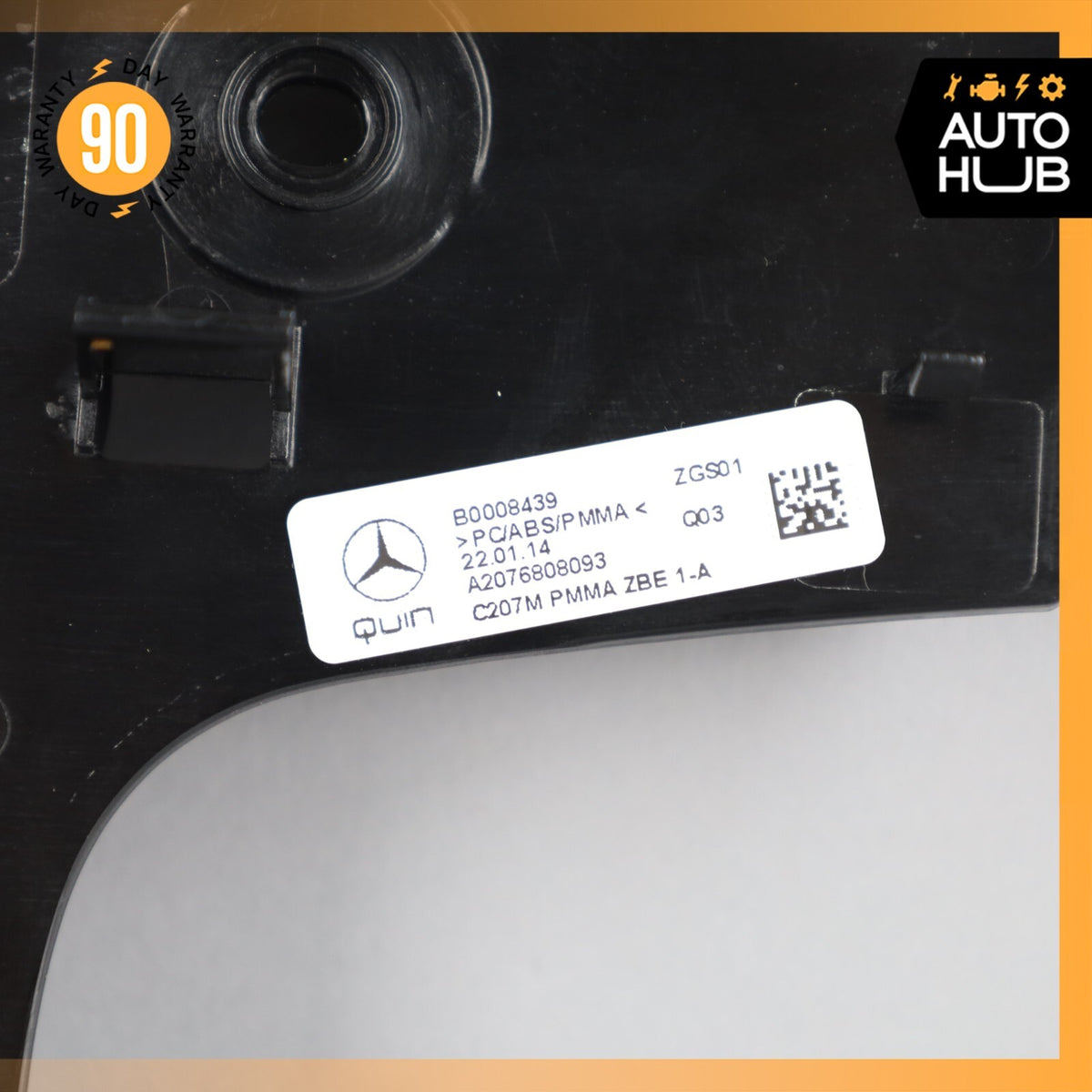 14-17 Mercedes W207 E350 E550 E400 Center Console Trim Bezel 2076808093 OEM - photo 7