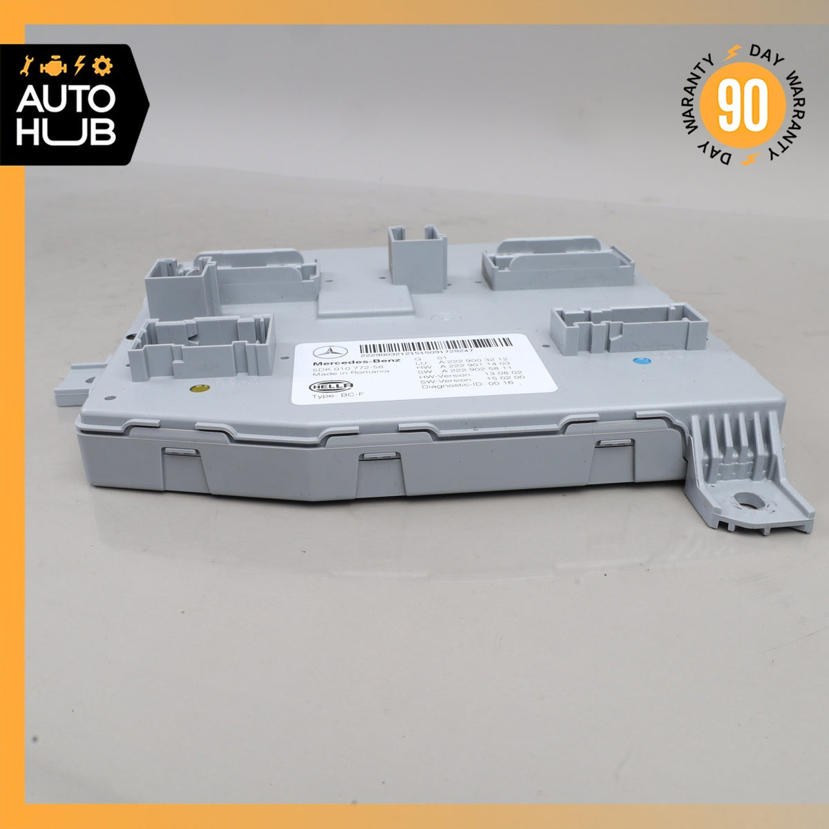15-17 Mercedes W222 S550e Front SAM Module Control Unit Signal Acquisition OEM - photo 6