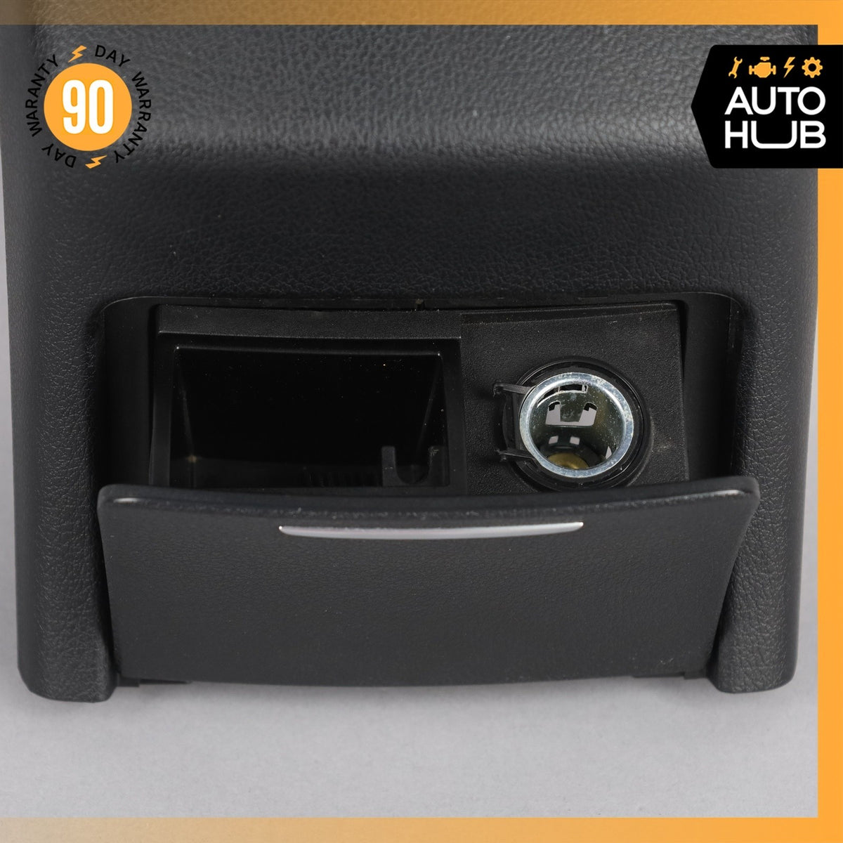 Mercedes W213 E43 AMG Rear Console Switch Cover Panel Bezel Trim Black OEM - photo 9