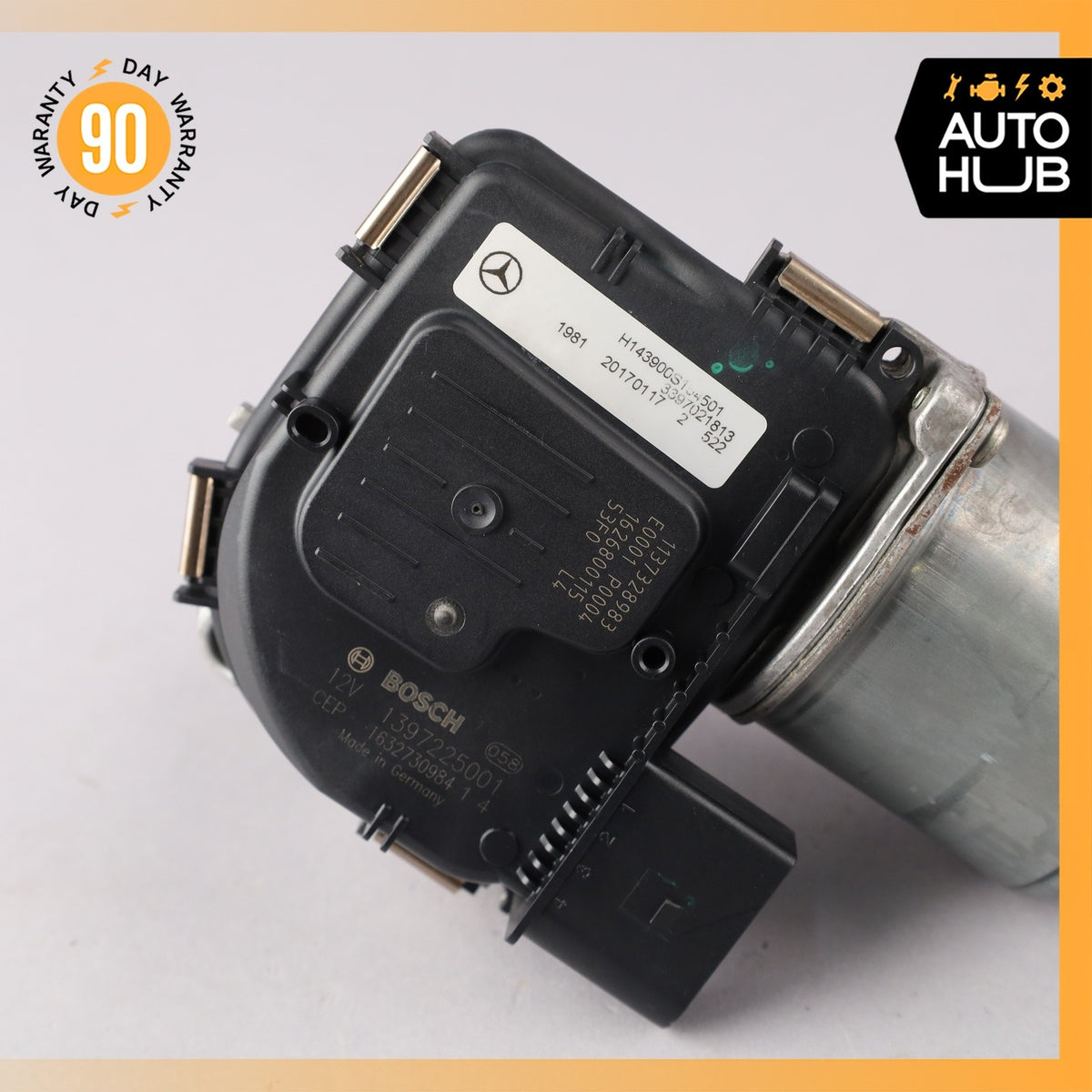 17-20 Mercedes W213 E43 AMG E300 E350 Windshield Wiper Motor OEM 77k - photo 4