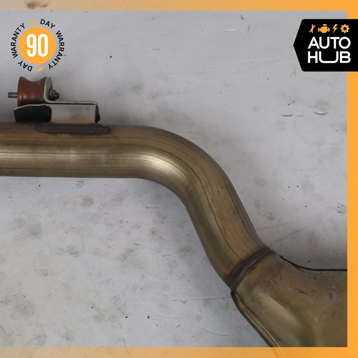 Mercedes W213 E43 AMG E450 Engine Exhaust Downpipe Center Resonator OEM 77k - photo 4