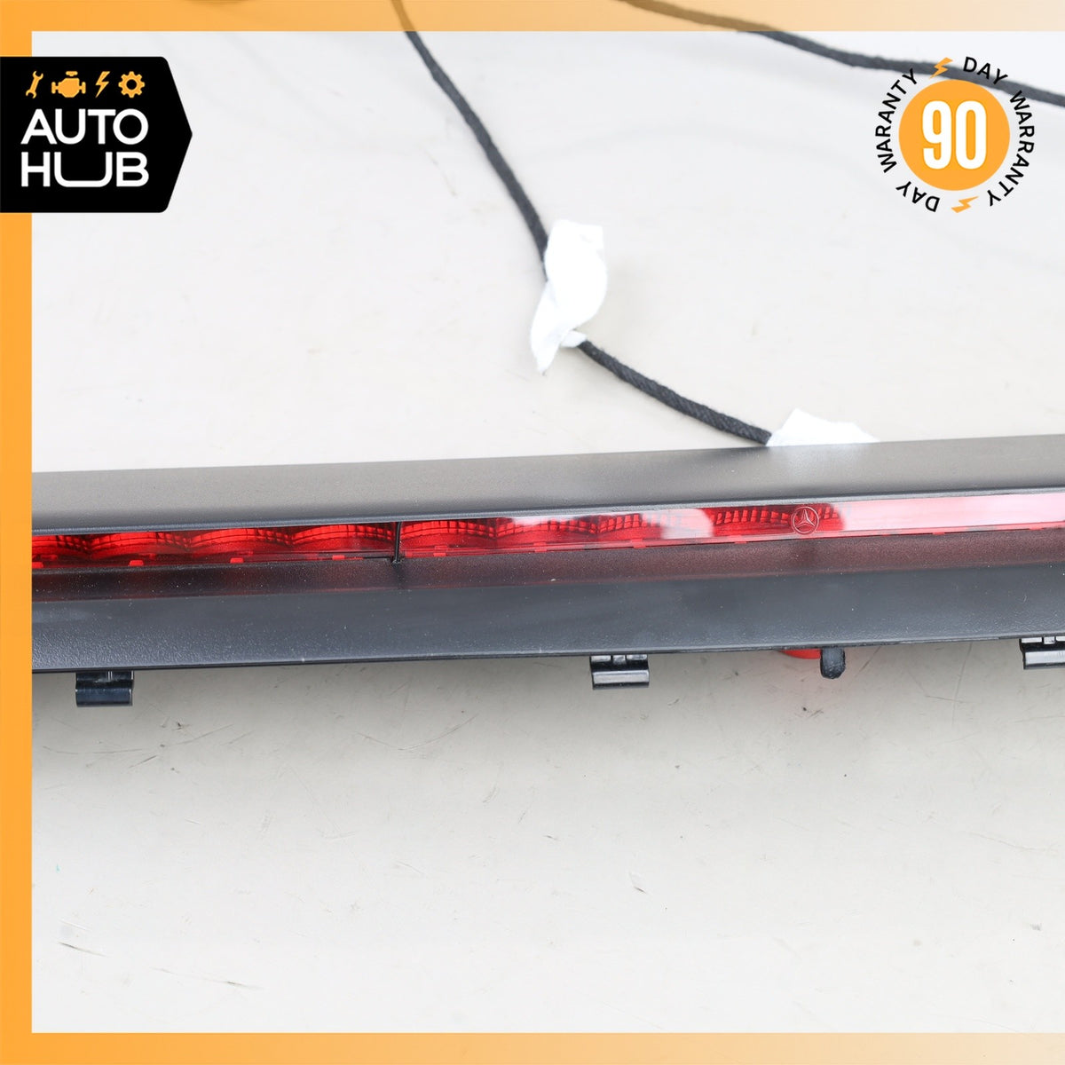 15-20 Mercedes W205 C63 AMG Rear 3RD Third Brake Stop Light w/ Trim OEM - photo 7