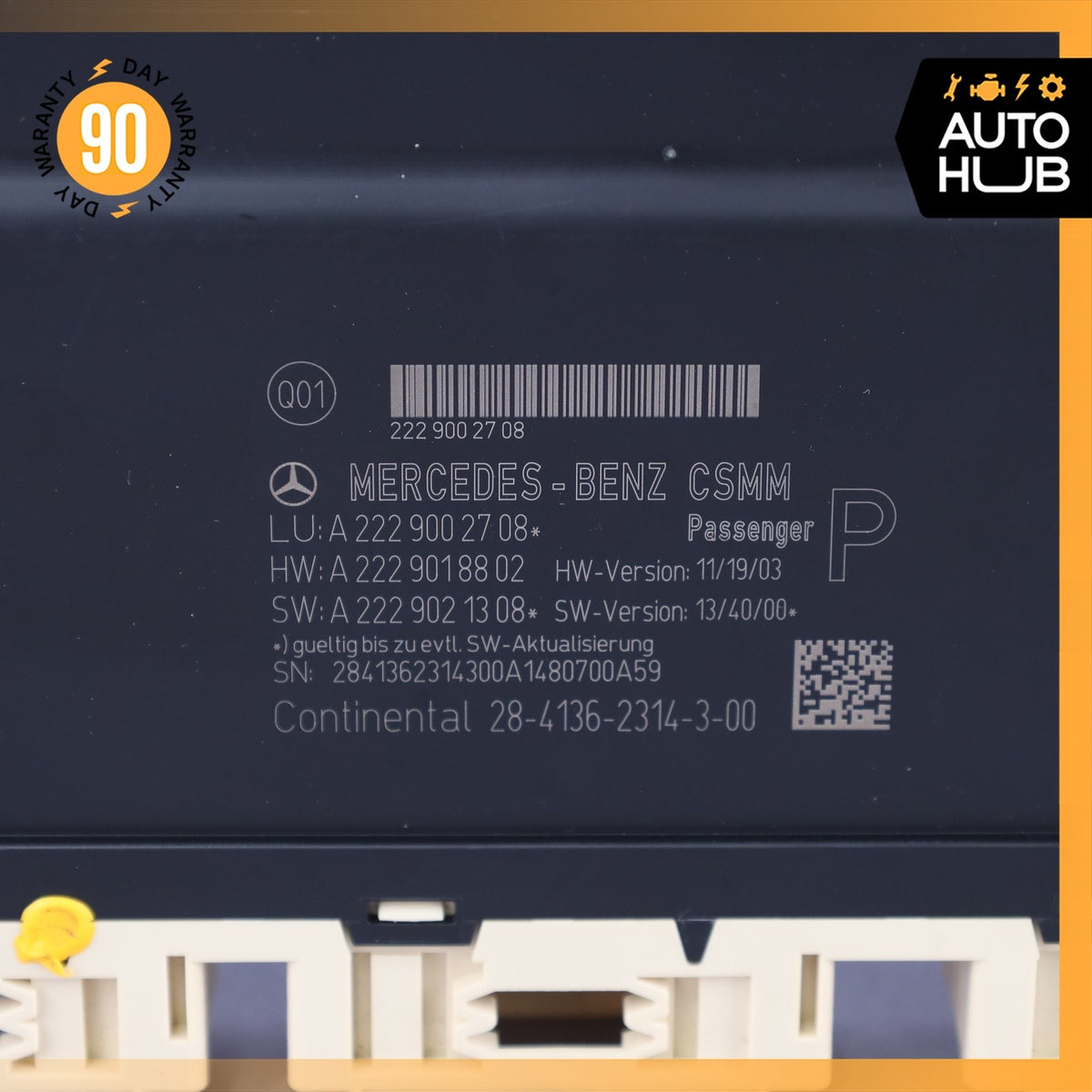14-17 Mercedes W222 S550 S600 S63 AMG Front Right Side Seat Control Module OEM - photo 9