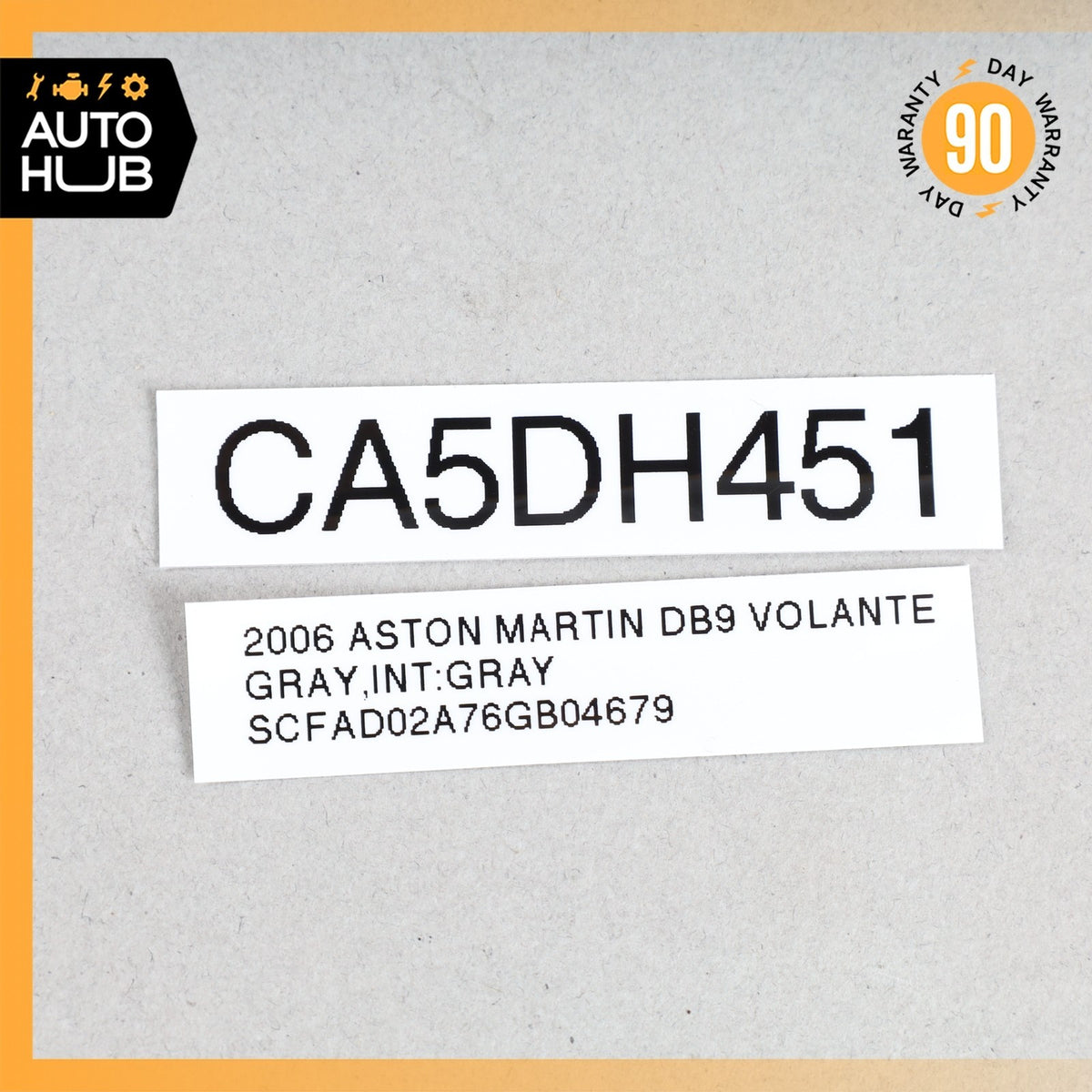 05-07 Aston Martin DB9 Engine Coolant Motor Water Pump 4G43BA6D3AA OEM 34k - photo 14