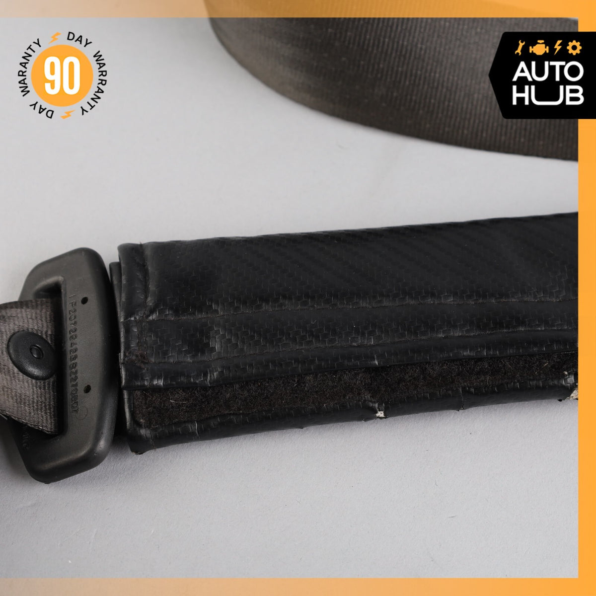 08-19 Maserati GranTurismo M145 Front Right Side Seat Belt Black OEM - photo 18