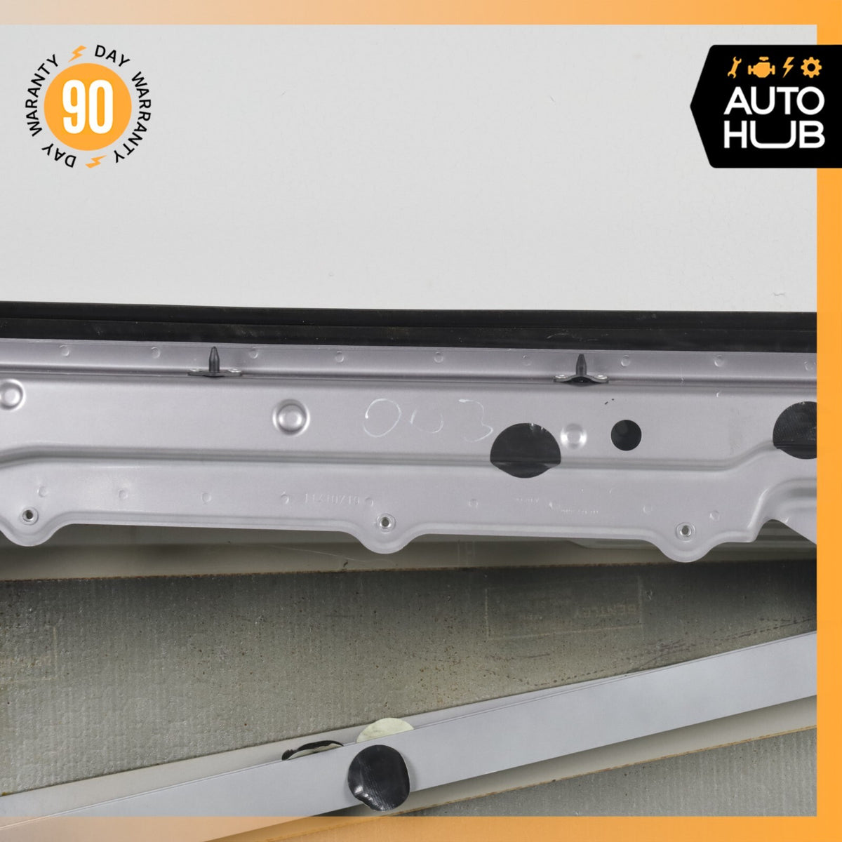 03-09 Bentley Continental GTC GT Left Side Door Shell Frame Panel Silver OEM 46k - photo 12