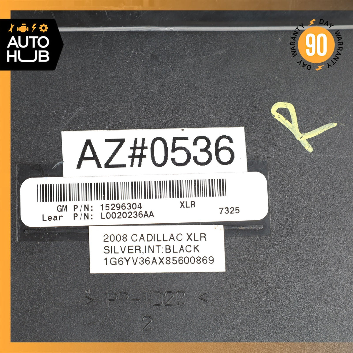 04-09 Cadillac XLR Front Left Driver Side Under Seat Control Module OEM - photo 7