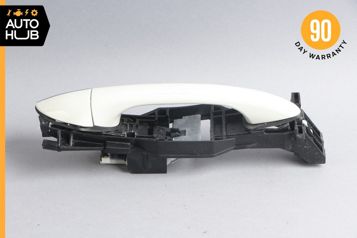 03-09 Mercedes W211 E350 E320 Exterior Door Handle Front Right Side White OEM - photo 4