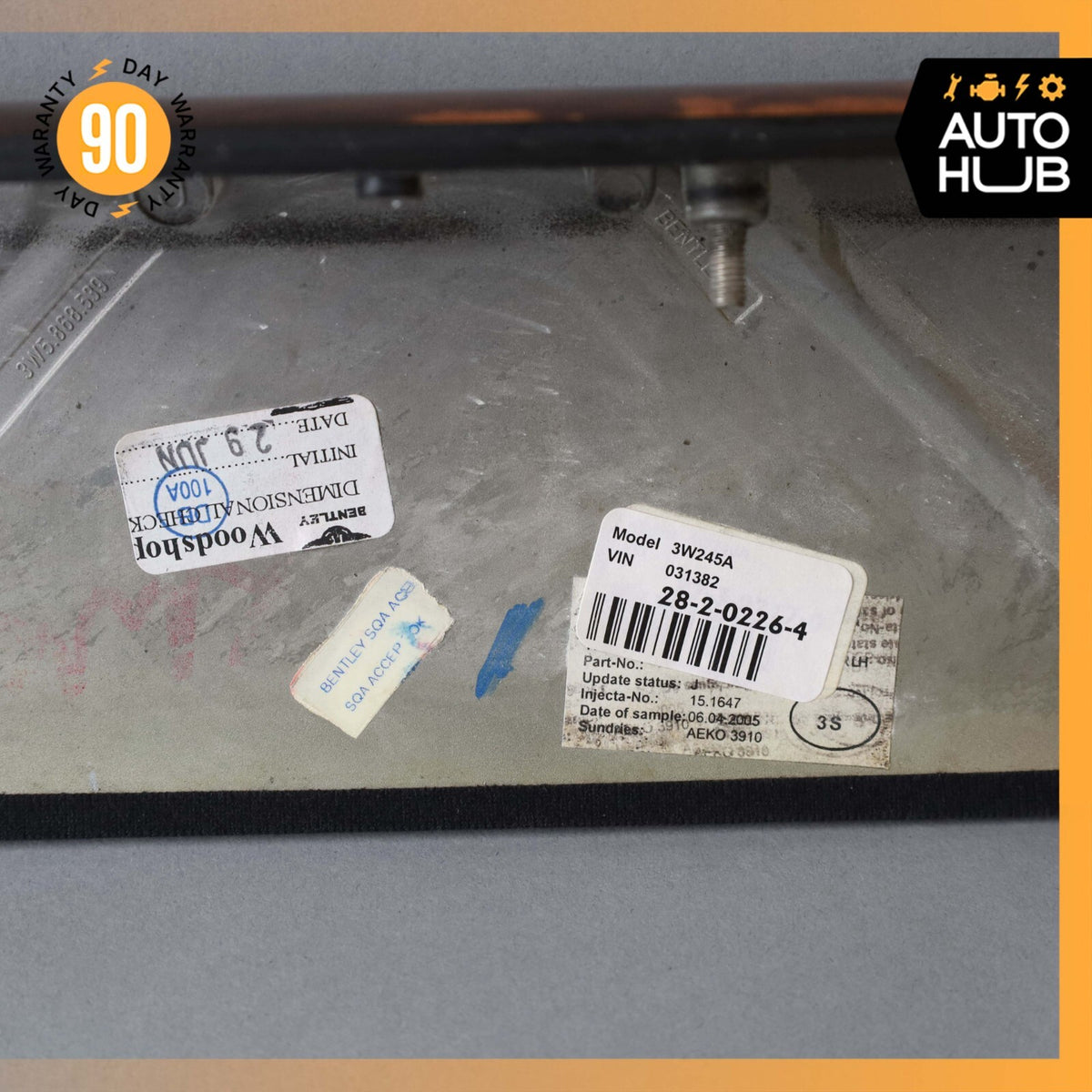 06-13 Bentley Continental Flying Spur Rear Left Door Panel Trim Panel OEM 78k - photo 10