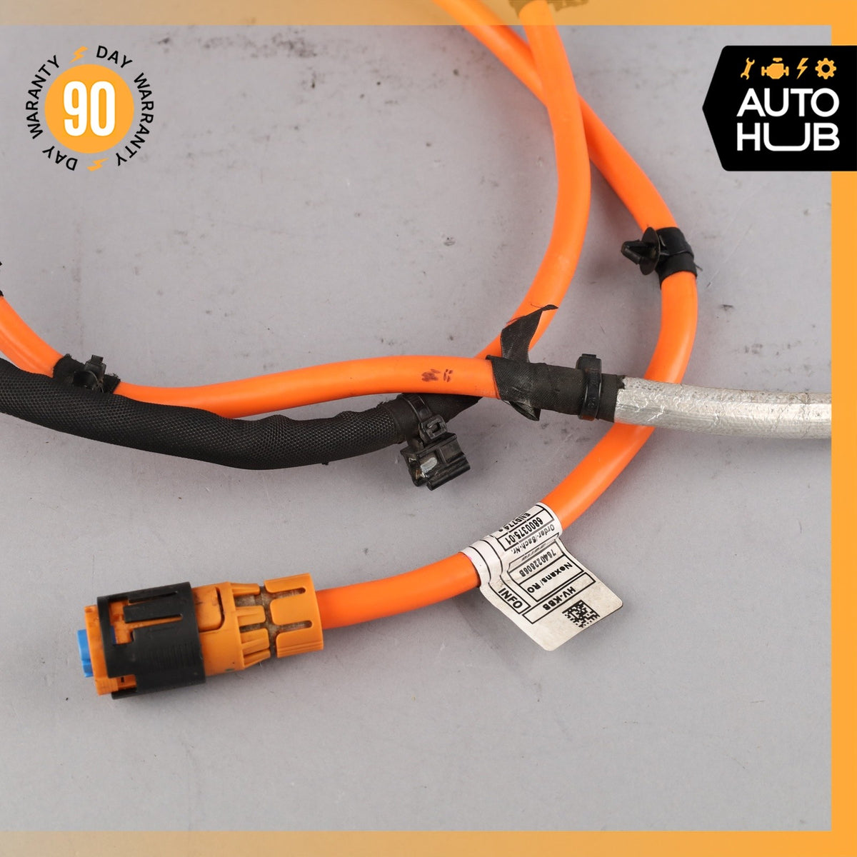16-18 BMW F15 X5 Hybrid A/C AC Air Compressor Wire Wiring Cable 6800375 OEM - photo 11