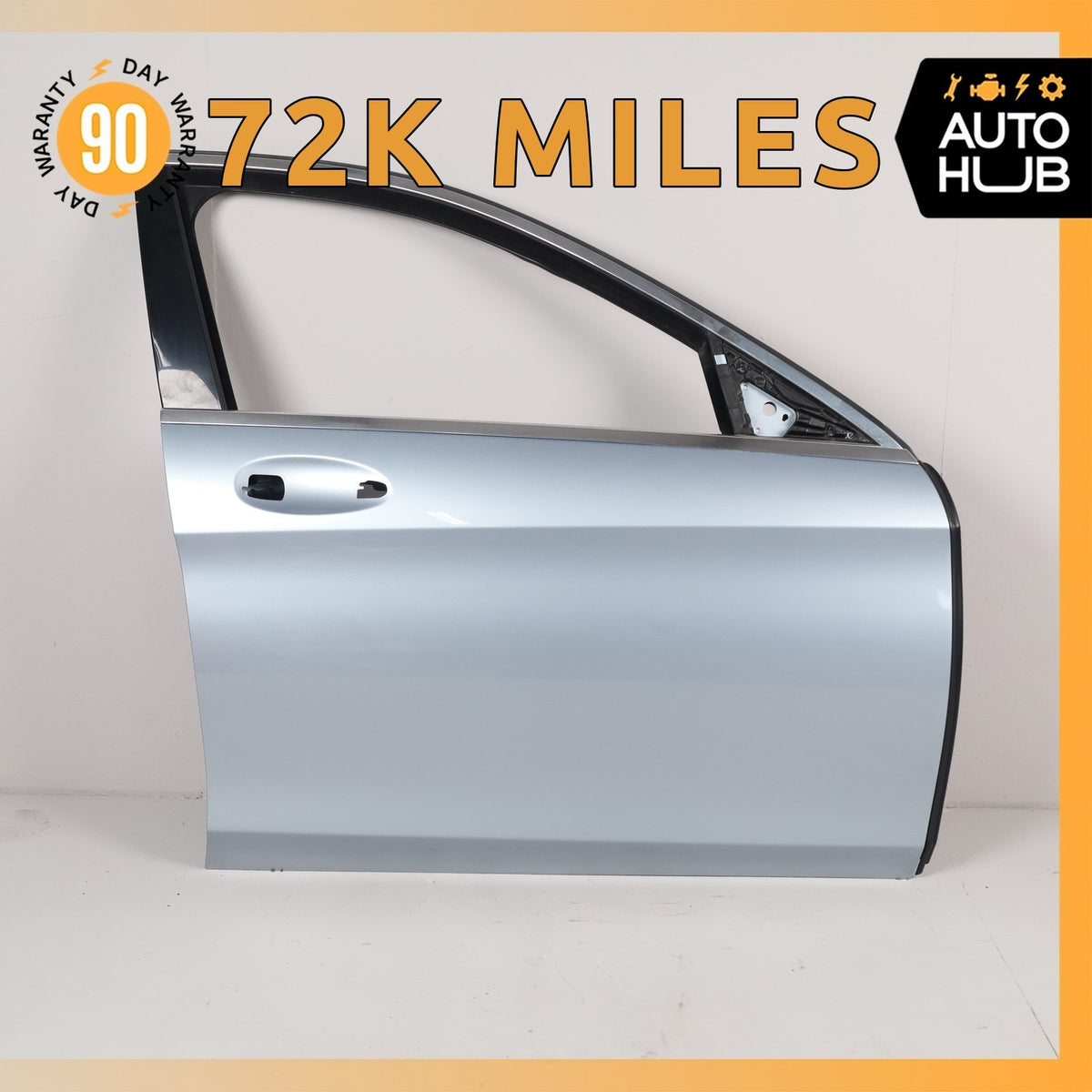 14-20 Mercedes W222 S550 S63 AMG Front Right Side Door Shell Diamond Silver OEM - photo 1