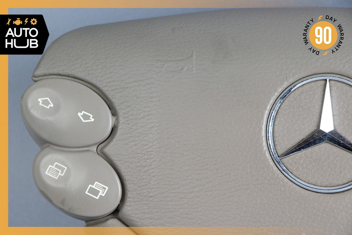 Mercedes R230 SL500 SL55 AMG CLK500 E350 Steering Wheel Airbag Air Bag Beige OEM - photo 2
