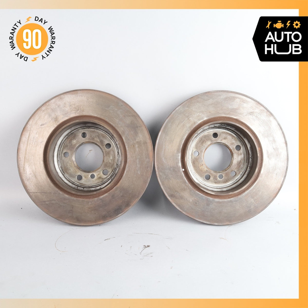 00-10 Bentley Arnage / RR Seraph Rear Brake Rotor Rotors Set PC56961PB OEM 42k - photo 13