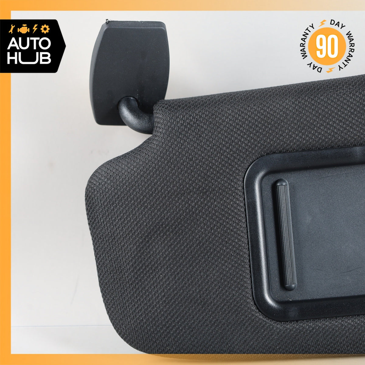 11-16 BMW F10 550i Left Driver Side Sunvisor Sun Visor Black 51168038165 OEM - photo 2
