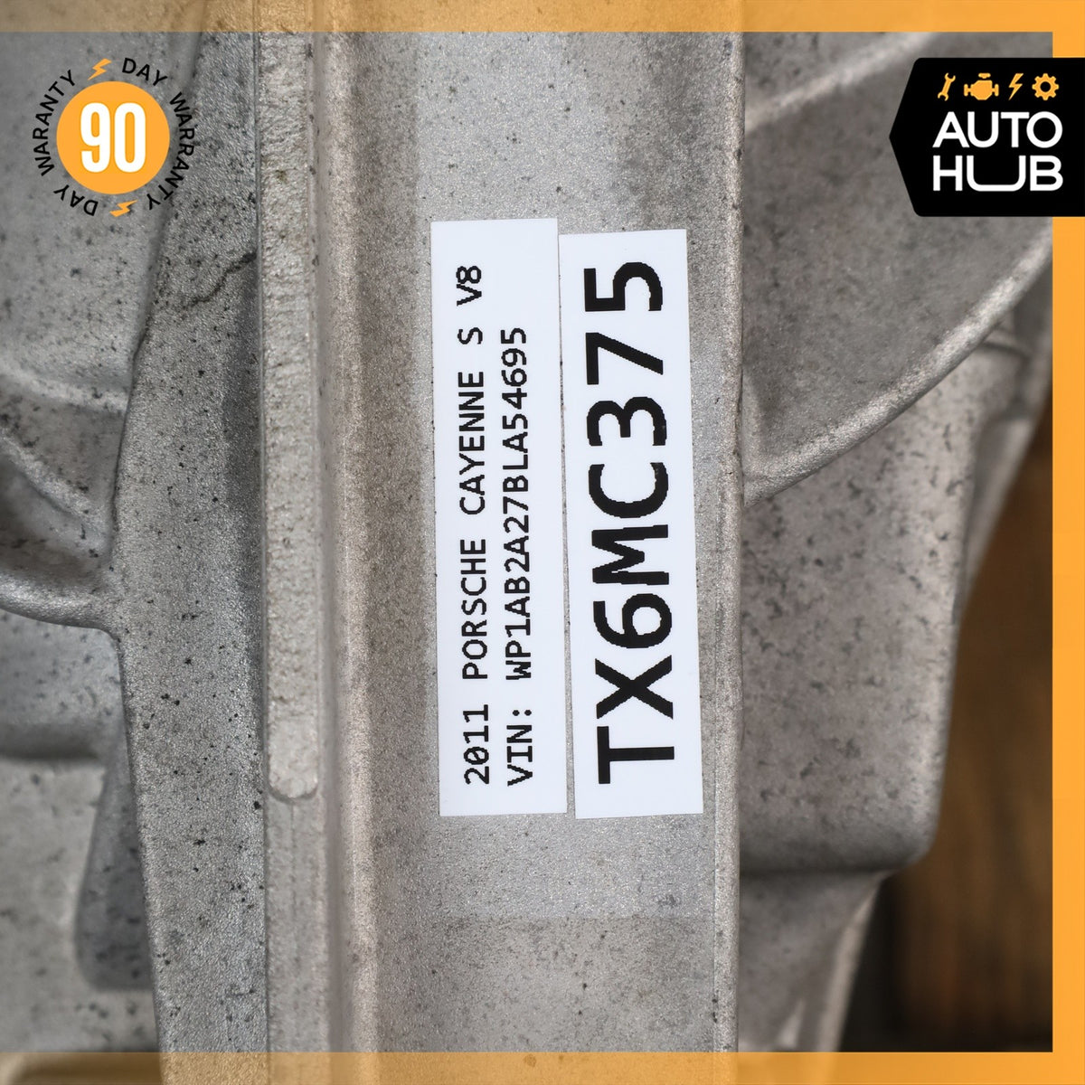 11-14 Porsche Cayenne 958 S 4.8L V8 Front Differential Axle Carrier Diff OEM - photo 19