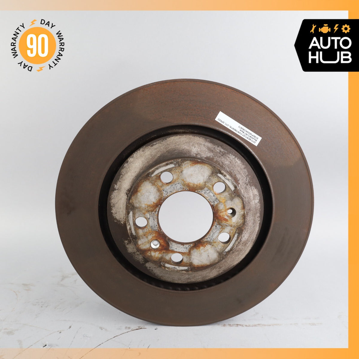03-18 Bentley Continental GTC Speed GT Rear Left & Right Brake Rotors Disc OEM - photo 13