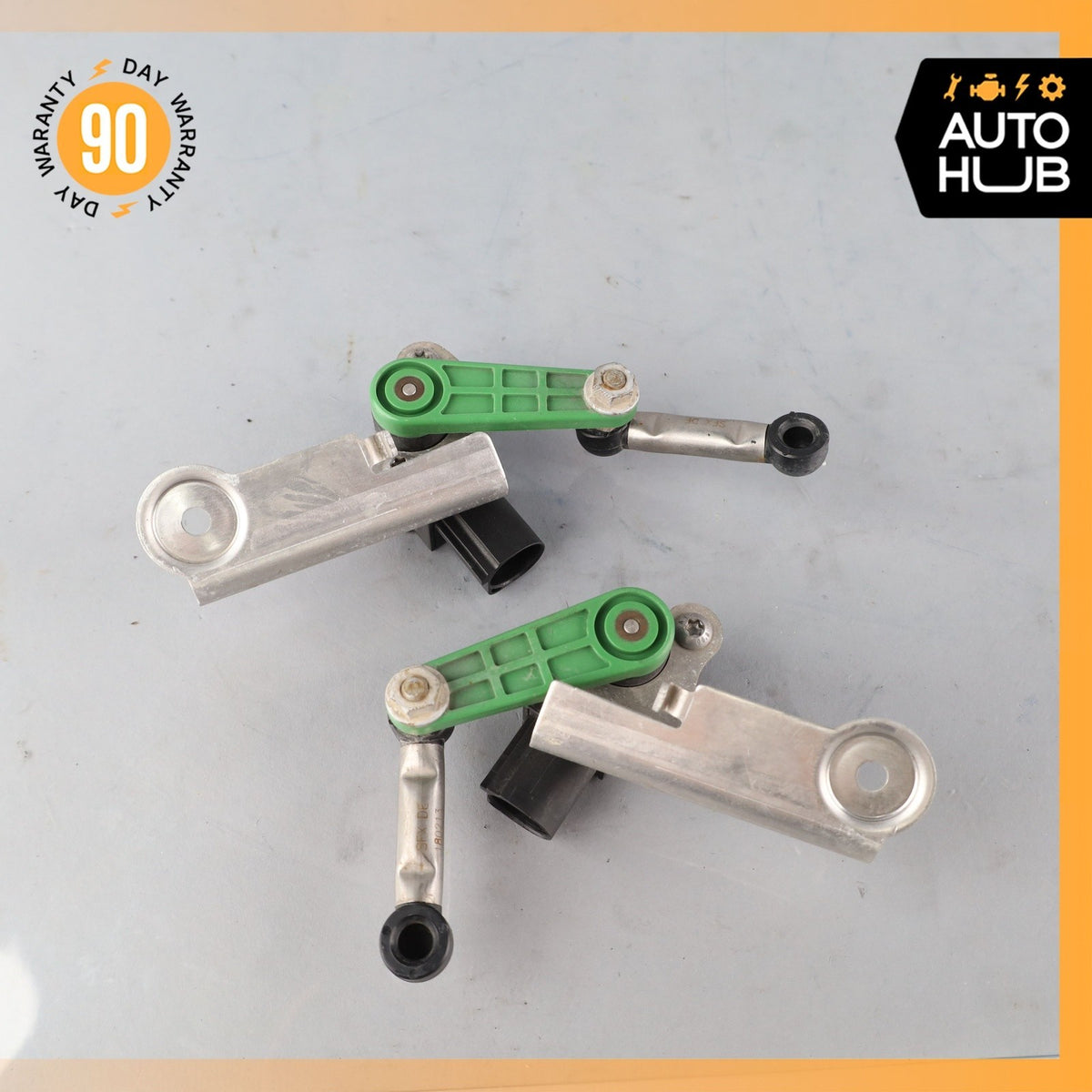 12-15 Tesla Model S Front Left & Right Height Level Sensor Set 600651400B OEM - photo 7