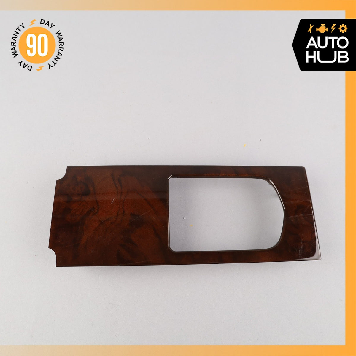 10-16 Porsche Panamera 970 Rear Console Cupholder Bezel Trim Wood OEM - photo 2