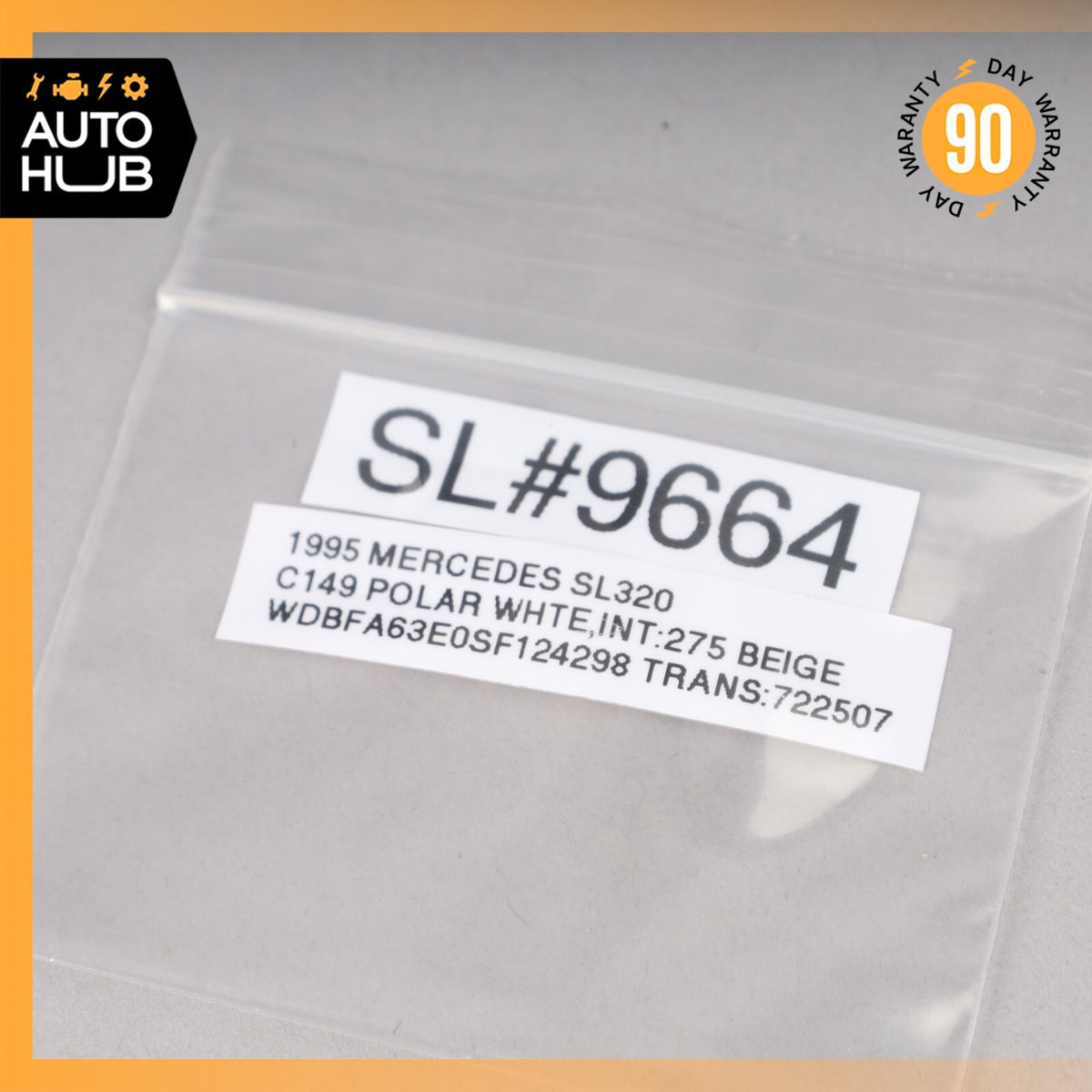 90-02 Mercedes R129 SL320 300SL Antitheft Alarm Switch Button 1248203701 OEM - photo 6