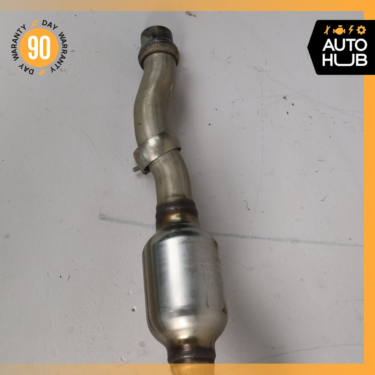 Mercedes W212 E350 RWD Engine Exhaust Downpipe Set OEM 70k - photo 14