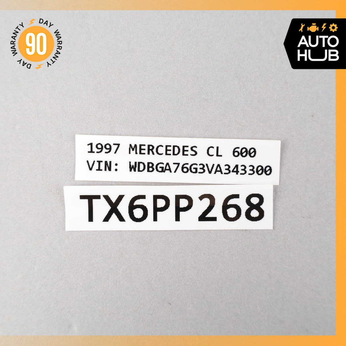 96-99 Mercedes W140 CL600 S500 Coupe Door Control Module OEM 63k - photo 10