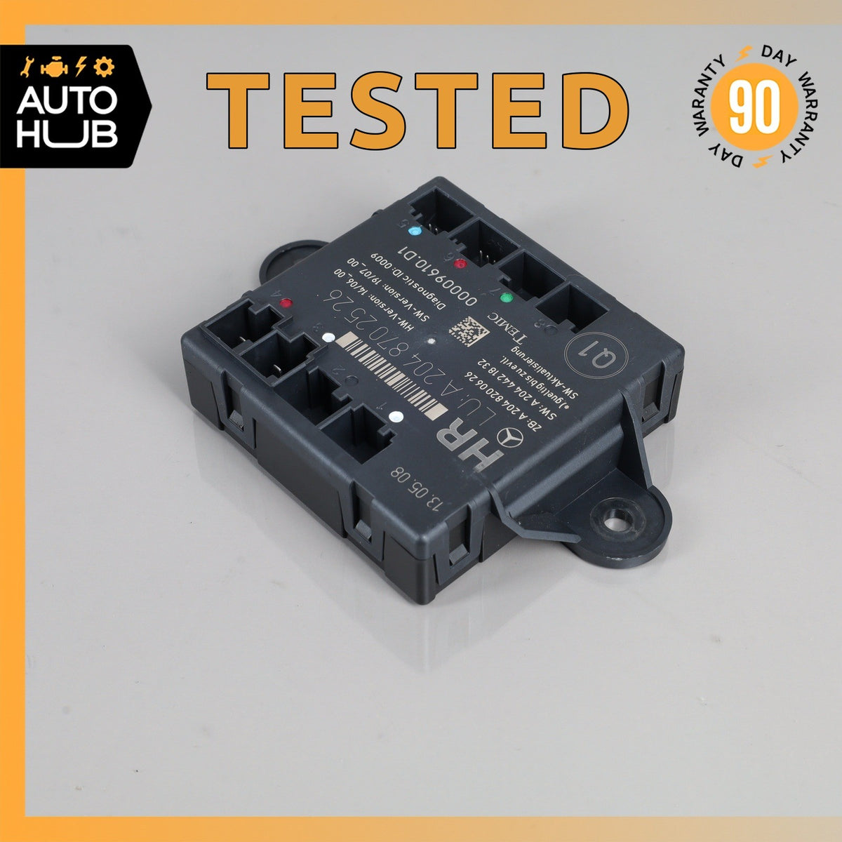 08-18 Mercedes W204 C63 C300 SLK350 Front Left Side Door Control Module OEM - photo 1
