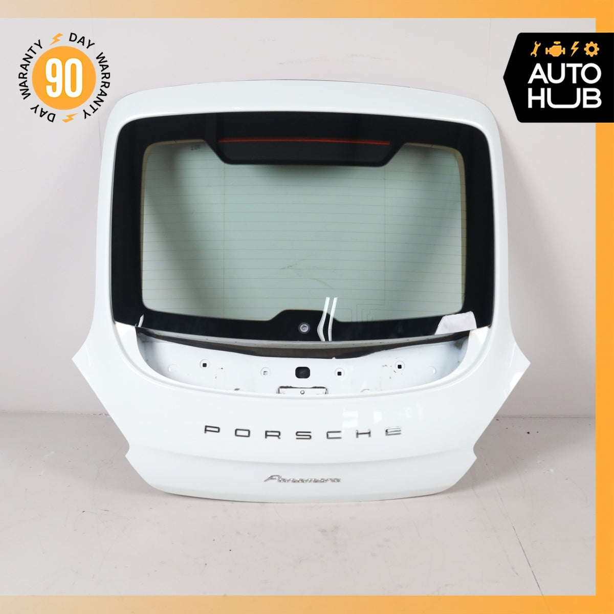 14-16 Porsche Panamera 970 Trunk Lid Liftgate Tailgate Hatch Shell White OEM - photo 1