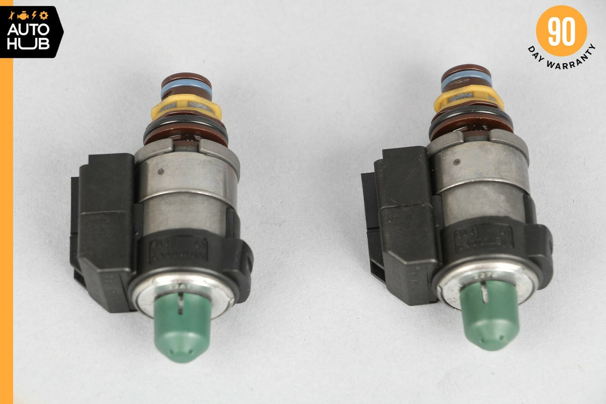 Mercedes S350 CL550 722.9 Transmission Solenoid Valve Blue & Black Caps Set of 8 - photo 3