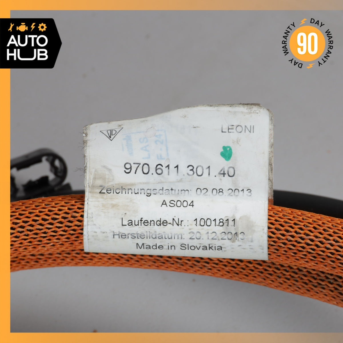 Porsche Panamera S E-Hybrid 970 HV Battery Charging Cable Wire Harness OEM 70k - photo 18