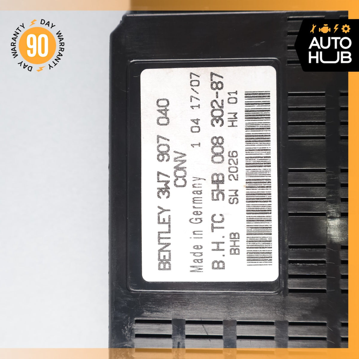 03-13 Bentley Continental GTC GT AC A/C Heater Control Module OEM 62k - photo 8