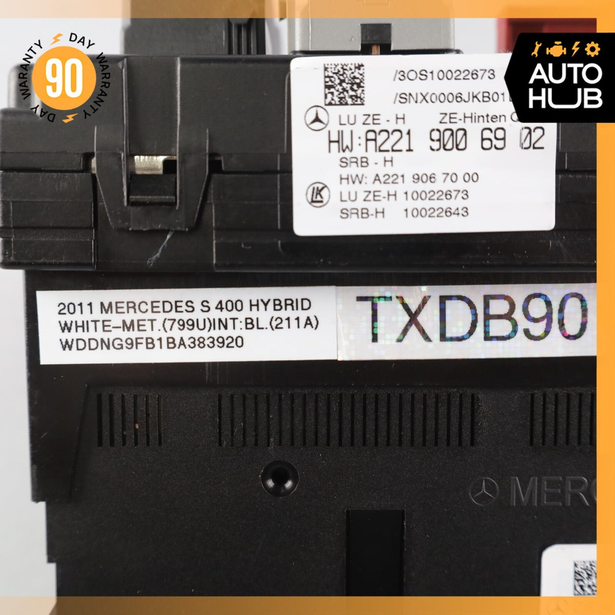 10-13 Mercedes W221 S400 S550 S65 AMG Rear Sam Fuse Box Relay Module Control OEM - photo 14