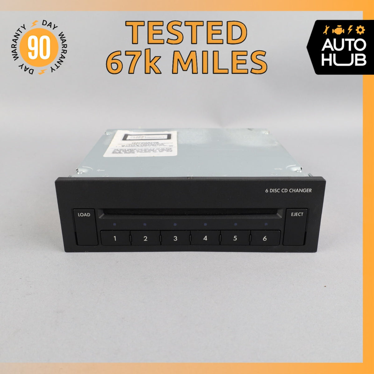 03-13 Bentley Continental Flying Spur GTC GT 6 Disk CD Changer Player OEM 67k - photo 1