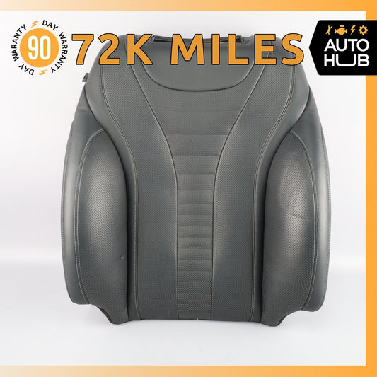 14-17 Mercedes W222 S550 Front Right Side Seat Upper Back Cushion Nappa OEM 72k - photo 1