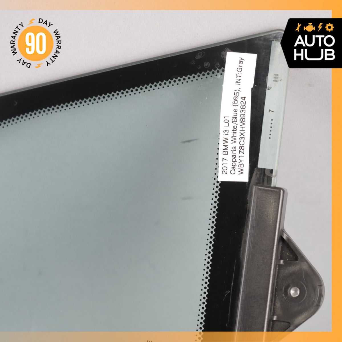 BMW i3 I01 Front Right Passenger Side Door Corner Window Glass OEM - photo 6