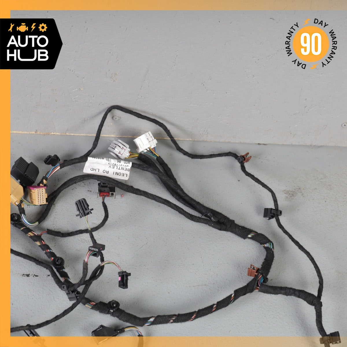 04-07 Bentley Continental GTC GT Dashboard Intrument Cluster Wiring Harness OEM - photo 15