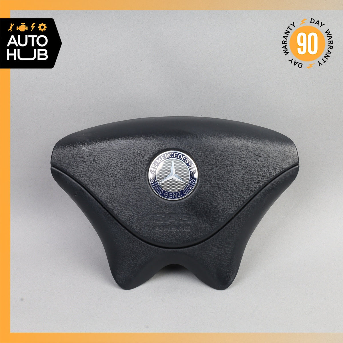 01-04 Mercedes R170 SLK320 SL500 Driver Steering Wheel Air Bag Airbag Black OEM - photo 2