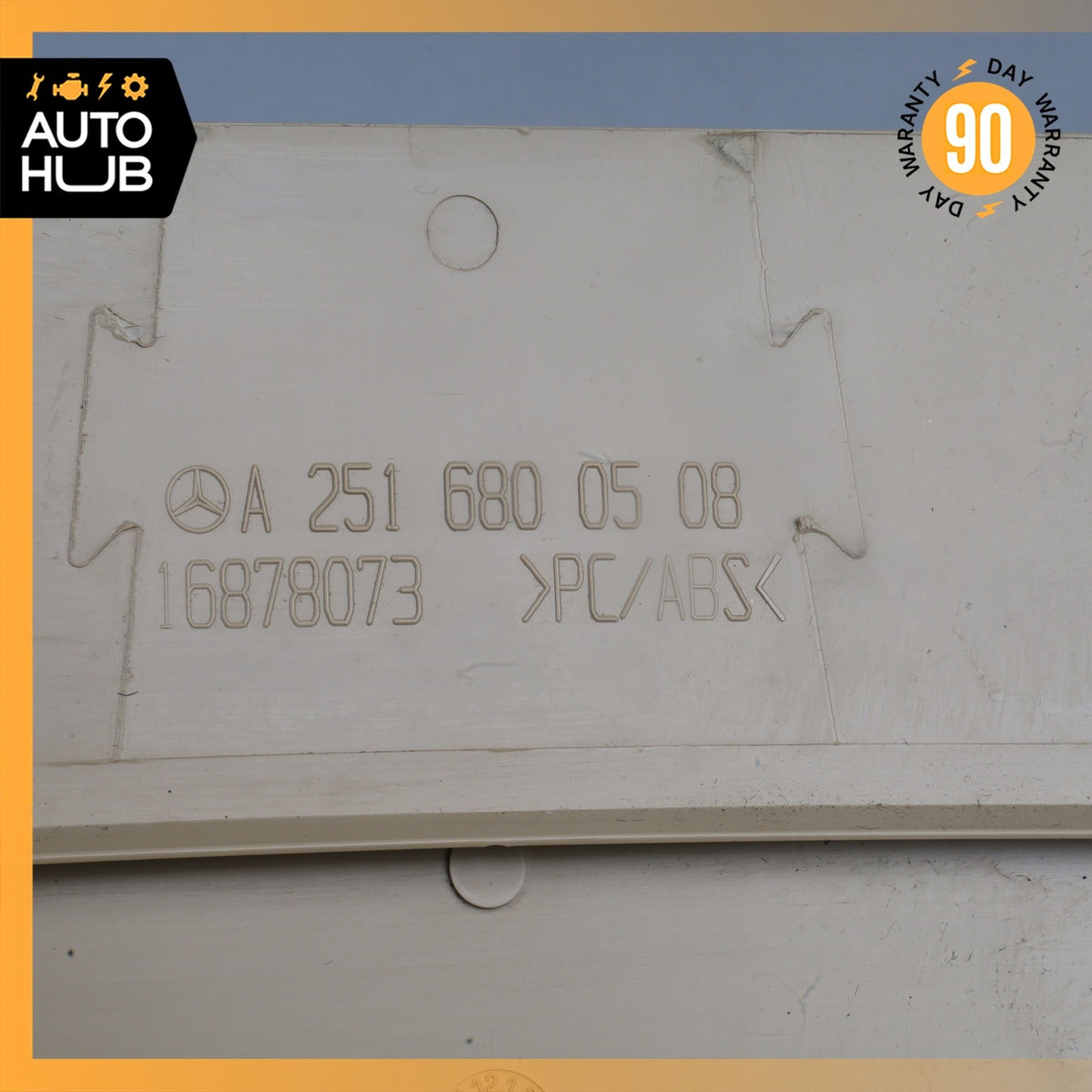 06-13 Mercedes W251 R350 R320 R500 Rear Console Storage Cover Panel Trim OEM - photo 5