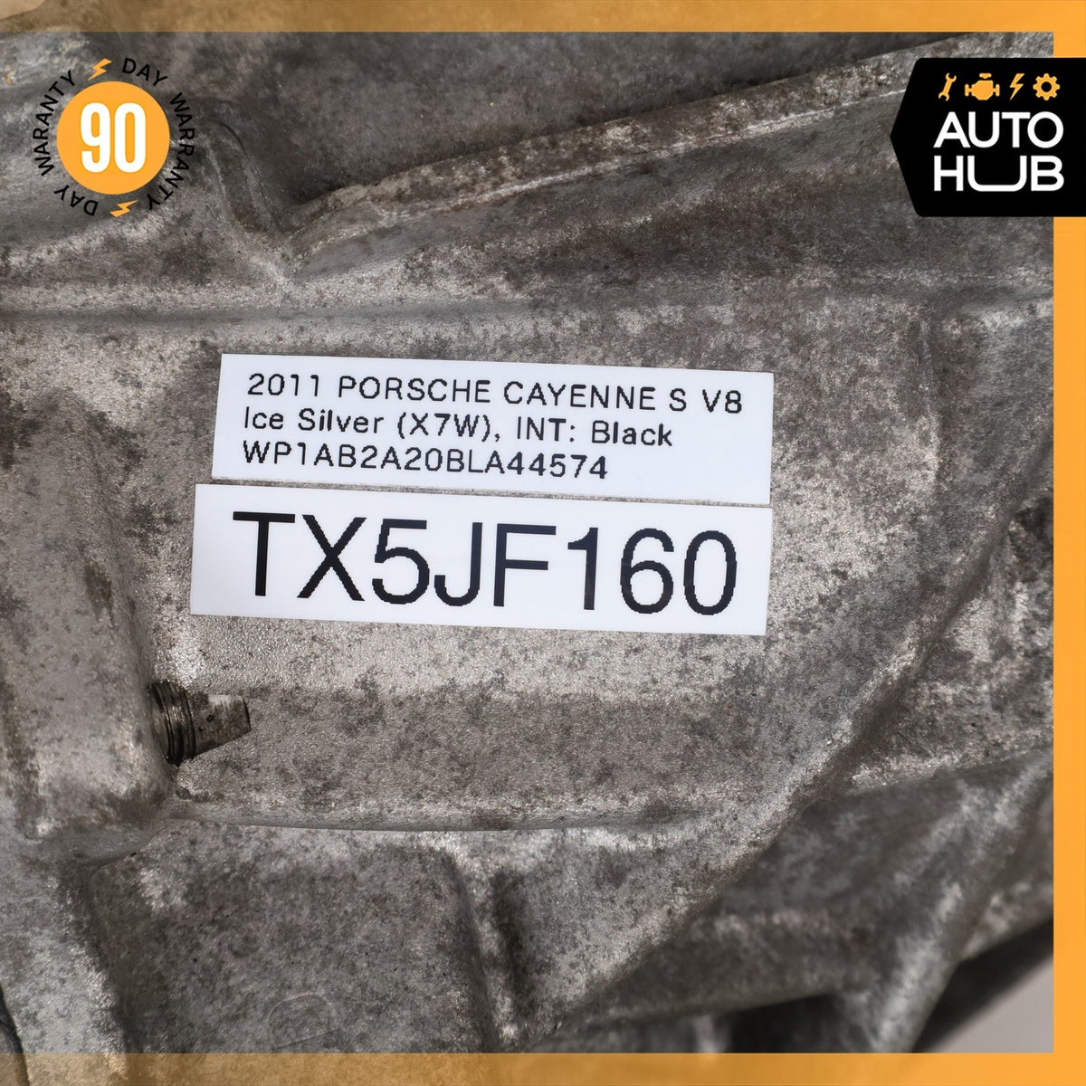 11-14 Porsche Cayenne 958 S 4.8L V8 Front Differential Axle Carrier Diff OEM - photo 18