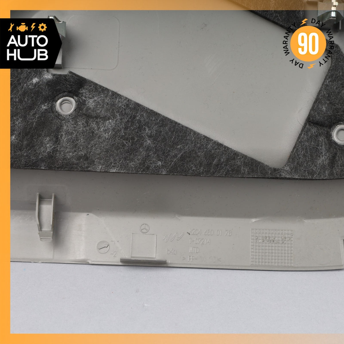 08-14 Mercedes W204 C350 C250 Dashboard Dash Board Trim Panel Left Side Gray OEM - photo 8
