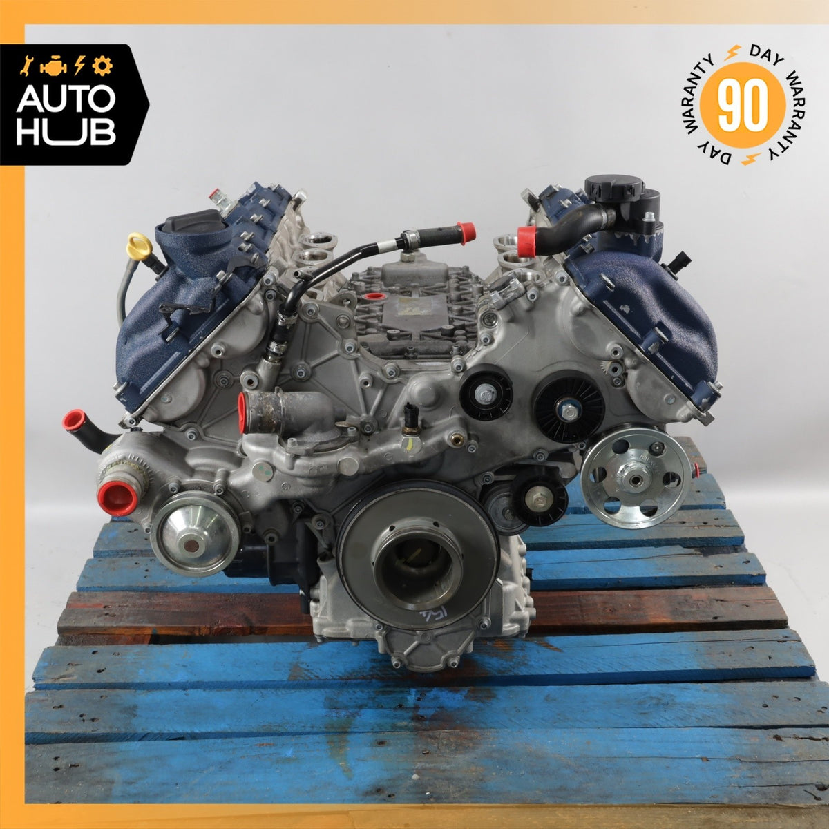 04-16 Maserati GranTurismo M145 4.2L V8 F136U Engine Motor Assembly OEM 66k - photo 3
