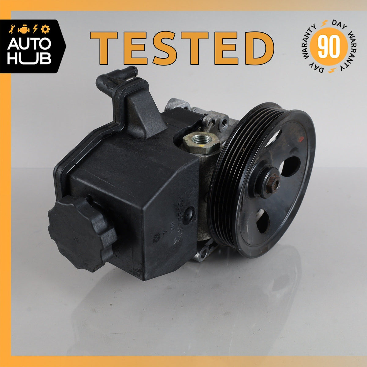 96-00 Mercedes R170 SLK230 C230 Power Steering Pump w/Reservoir 0024662901 OEM - photo 1